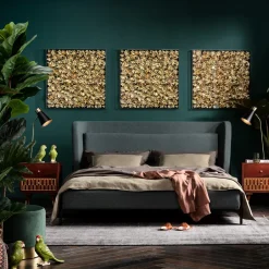 Łóżko Tivoli 160x200 Cm Zielone*KARE Design Clearance