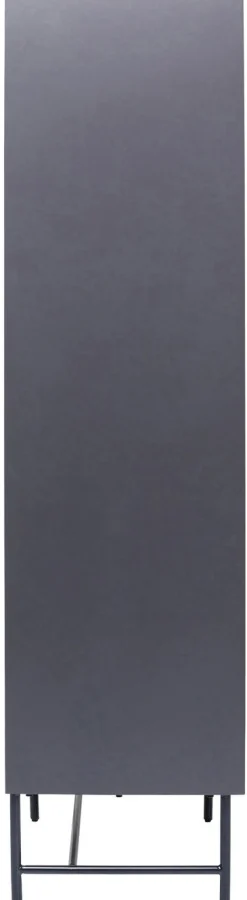 Kredens Selina 82x170 Cm Ciemnoszary - Front Brązowy*KARE Design New
