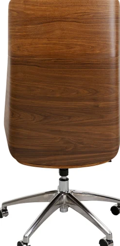 Krzesło Biurowe High Bossy 59x116-124 Cm Brązowe Ekoskóra*KARE Design New