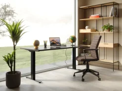 Krzesło Biurowe Labora 57x105 Cm Brązowe*KARE Design Best