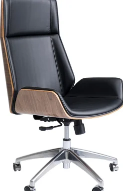 Krzesło Biurowe Rouven 59x112 Cm Czarno-brązowe*KARE Design Online