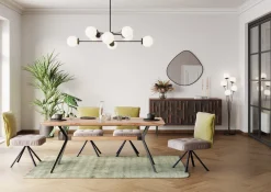Krzesło Chelsea 50x91 Cm Szaro-zielone*KARE Design Online