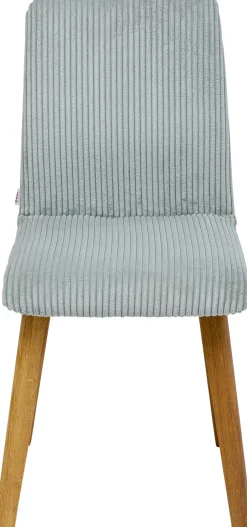 Krzesło Do Jadalni Tapicerka Jasnoniebieska Nogi Dębowe Olejowane 44x92 Cm*KARE Design Outlet