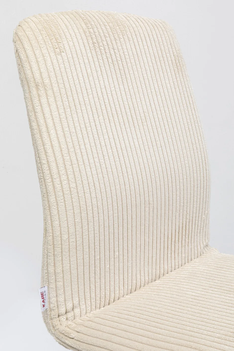 Krzesło Do Jadalni Tapicerka Kremowa Nogi Dębowe Olejowane 44x92 Cm*KARE Design Sale