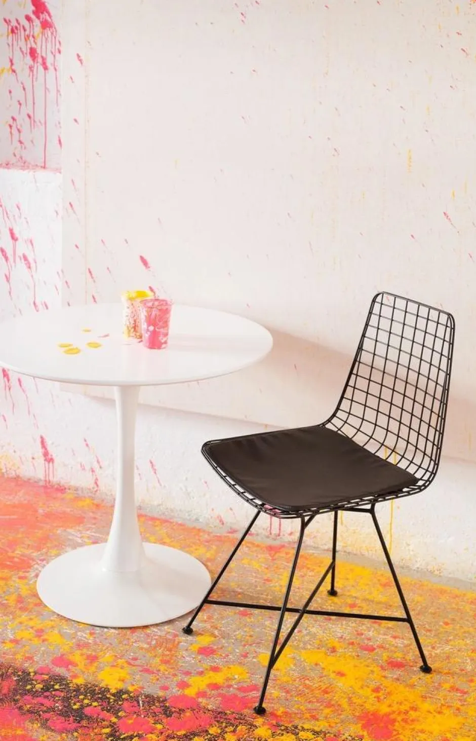 Krzesło Grid 48x86 Cm Czarne*KARE Design Best