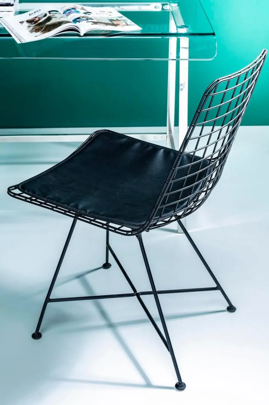 Krzesło Grid 48x86 Cm Czarne*KARE Design Best