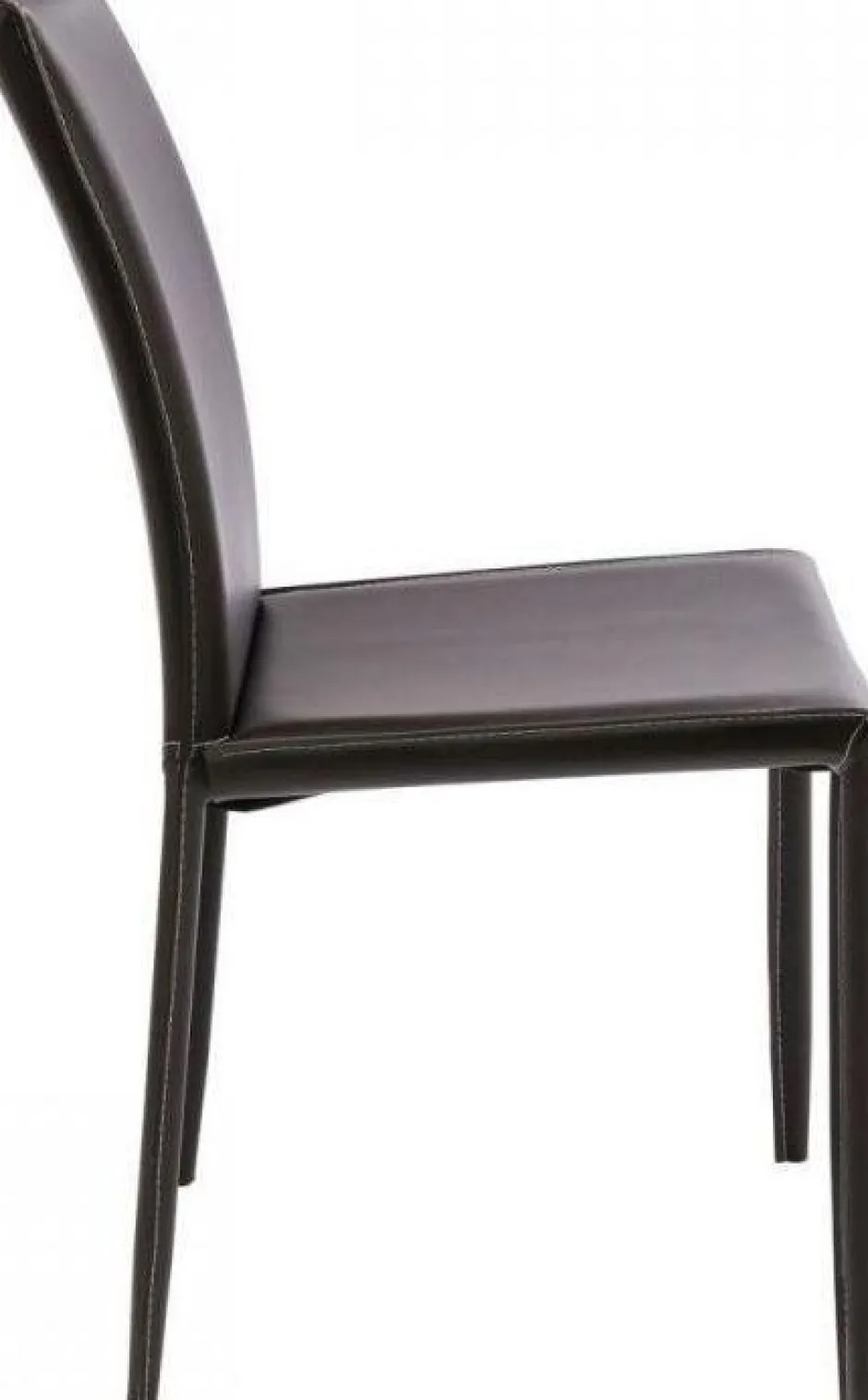 Krzesło Milano 47x91 Cm Brązowe Skóra Mielona*KARE Design
