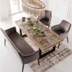 Krzesło Mode Velvet 58x87 Cm Szare*KARE Design Sale