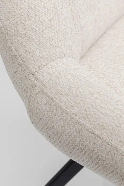 Krzesło Obrotowe Baron 57x88 Cm Kremowe*KARE Design Outlet
