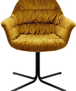 Krzesło Obrotowe Colmar 66x79 Cm żółte*KARE Design New