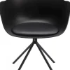 Krzesło Obrotowe Z Podłokietnikami Bel Air 58x78 Cm Czarne Ekoskóra*KARE Design Hot