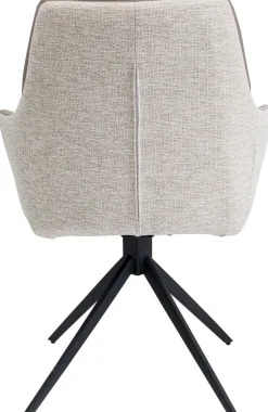 Krzesło Obrotowe Z Podłokietnikami Amira 50x87 Cm Beżowe*KARE Design Discount