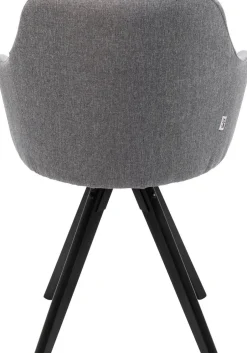 Krzesło Obrotowe Z Podłokietnikami Madame 62x87 Cm Jasnoszare*KARE Design Outlet