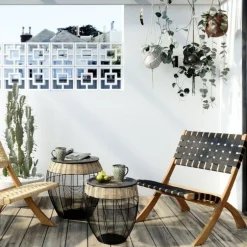 Krzesło Ogrodowe Ipanema 78x73 Cm Czarne*KARE Design New