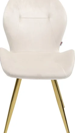 Krzesło Viva 50x82 Cm Kremowe - Nogi Złote*KARE Design New