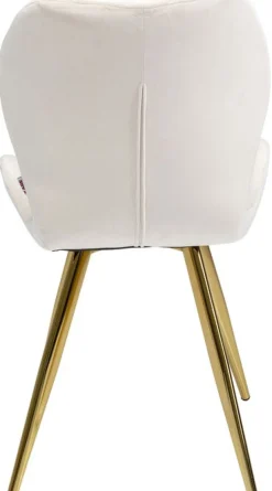 Krzesło Viva 50x82 Cm Kremowe - Nogi Złote*KARE Design New