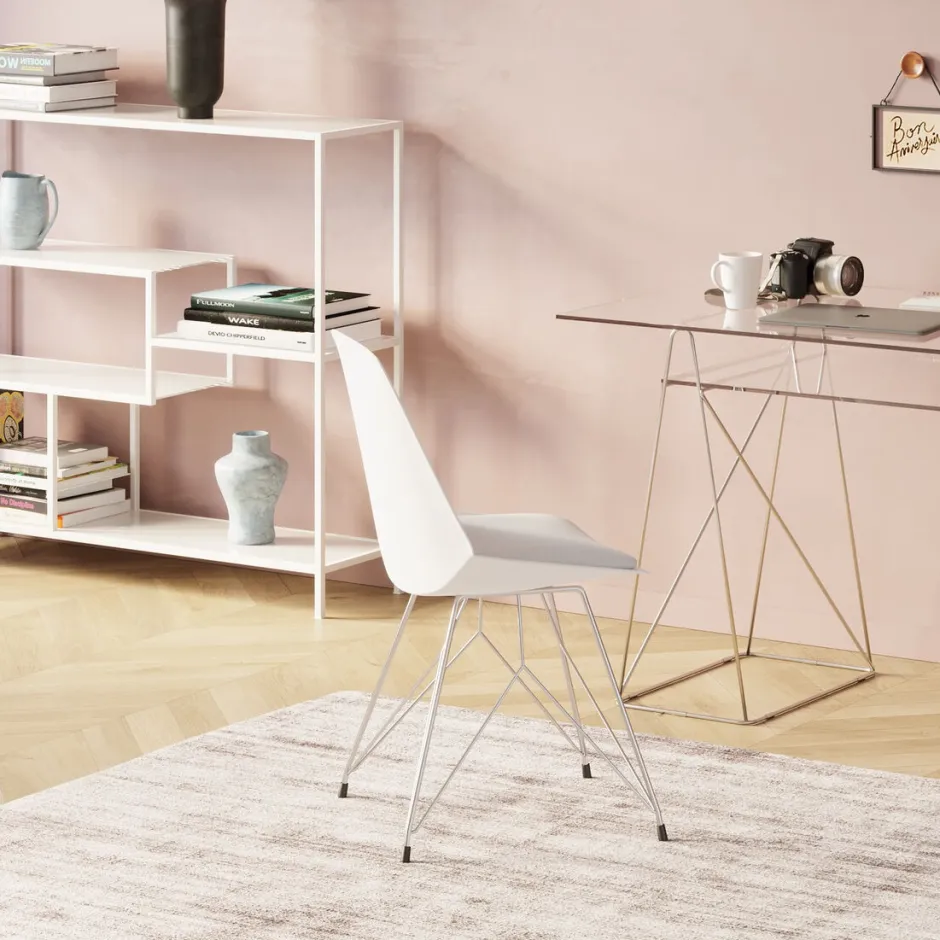 Krzesło Wire 48x86 Cm Białe*KARE Design Online