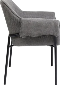 Krzesło Z Podłokietnikami Bess 70x85 Cm Szare*KARE Design Clearance