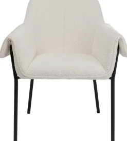 Krzesło Z Podłokietnikami Bess 70x85 Cm Kremowe*KARE Design Sale