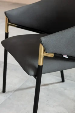 Krzesło Z Podłokietnikami Boulevard 57x79 Cm Szare*KARE Design Outlet