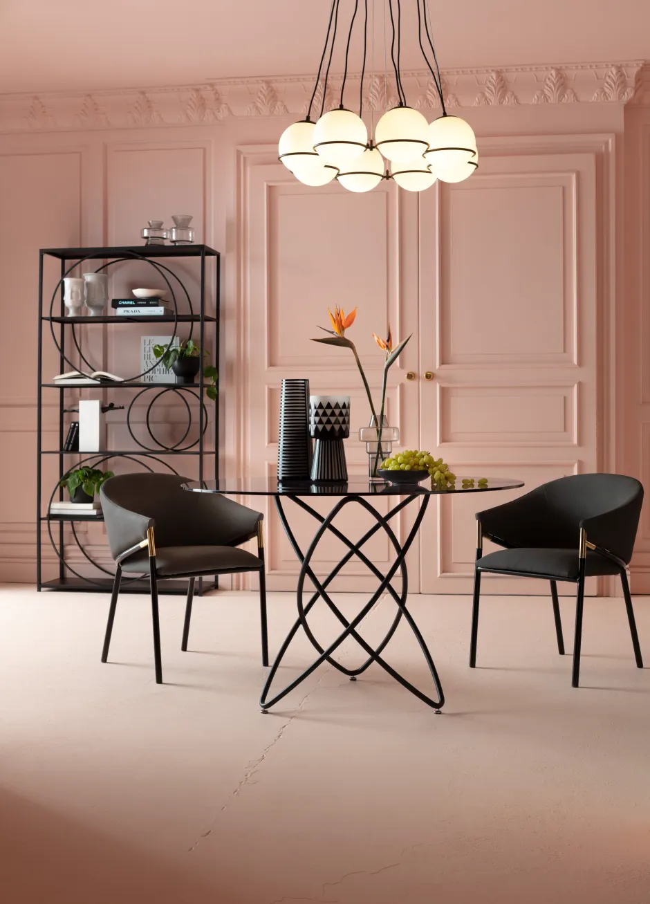 Krzesło Z Podłokietnikami Boulevard 57x79 Cm Szare*KARE Design Outlet