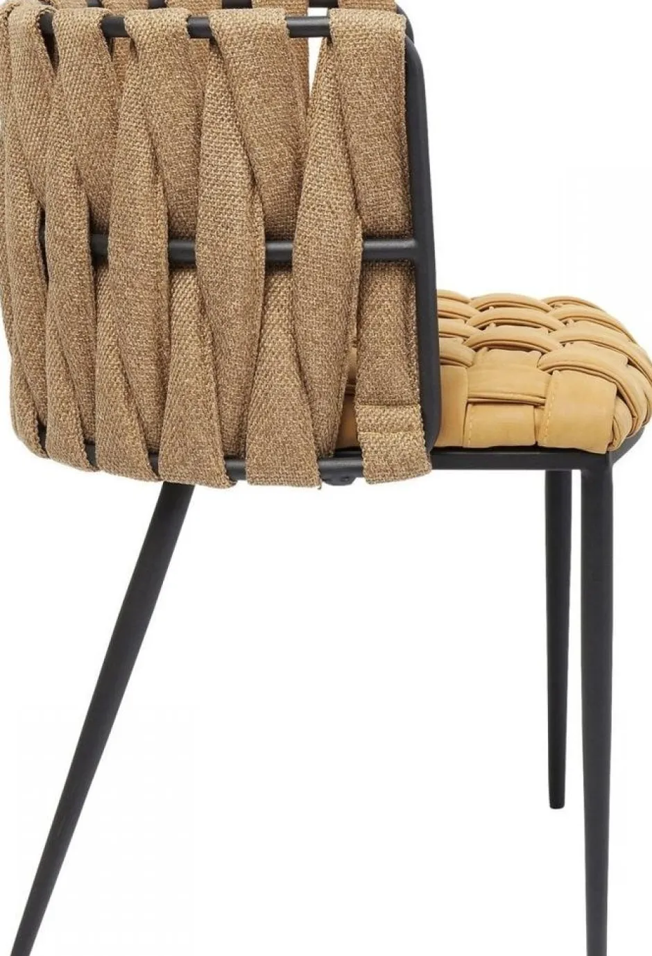 Krzesło Z Podłokietnikami Cheerio 55x75 Cm żółte*KARE Design New