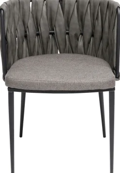 Krzesło Z Podłokietnikami Cheerio 55x75 Cm Szare*KARE Design Discount
