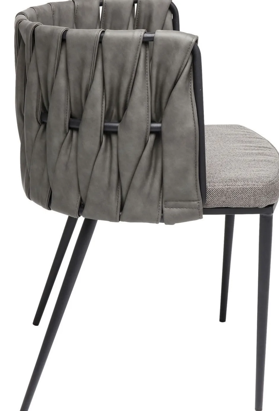 Krzesło Z Podłokietnikami Cheerio 55x75 Cm Szare*KARE Design Discount