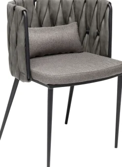 Krzesło Z Podłokietnikami Cheerio 55x75 Cm Szare*KARE Design Discount