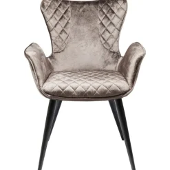 Krzesło Z Podłokietnikami Dream 63x88 Cm Brązowe*KARE Design Online