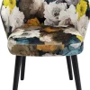 Krzesło Z Podłokietnikami Peony Yellow 56x77 Cm*KARE Design Online