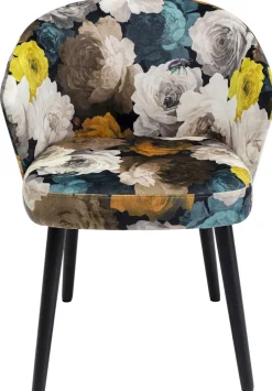 Krzesło Z Podłokietnikami Peony Yellow 56x77 Cm*KARE Design Online
