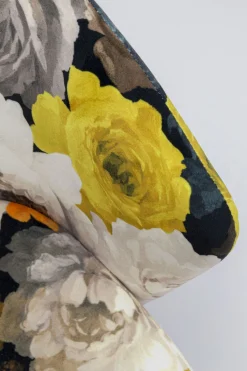 Krzesło Z Podłokietnikami Peony Yellow 56x77 Cm*KARE Design Online