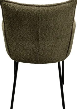 Krzesło Z Podłokietnikami Zielone Z Czarnymi Nogami 60x87 Cm*KARE Design Sale