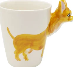 Kubek Z Porcelany Motyw Zwierzęcy Piesek 390 Ml*KARE Design