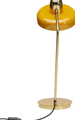 Lampa Biurkowa Stalowa Złota Z Pomarańczowym Kloszem 56 Cm*KARE Design Clearance