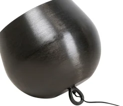 Lampa Podłogowa Apollon Smooth Ø50 Cm Czarna*KARE Design Discount