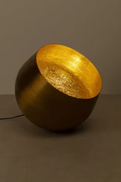 Lampa Podłogowa Apollon Smooth Ø50 Cm Złota*KARE Design Sale