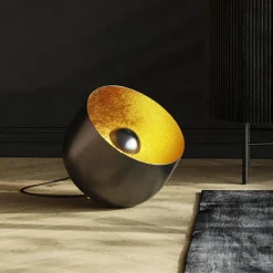 Lampa Podłogowa Apollon Smooth Ø35 Cm Czarna*KARE Design Sale