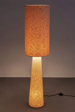Lampa Podłogowa Beżowa Lniana Boucle 130 Cm*KARE Design