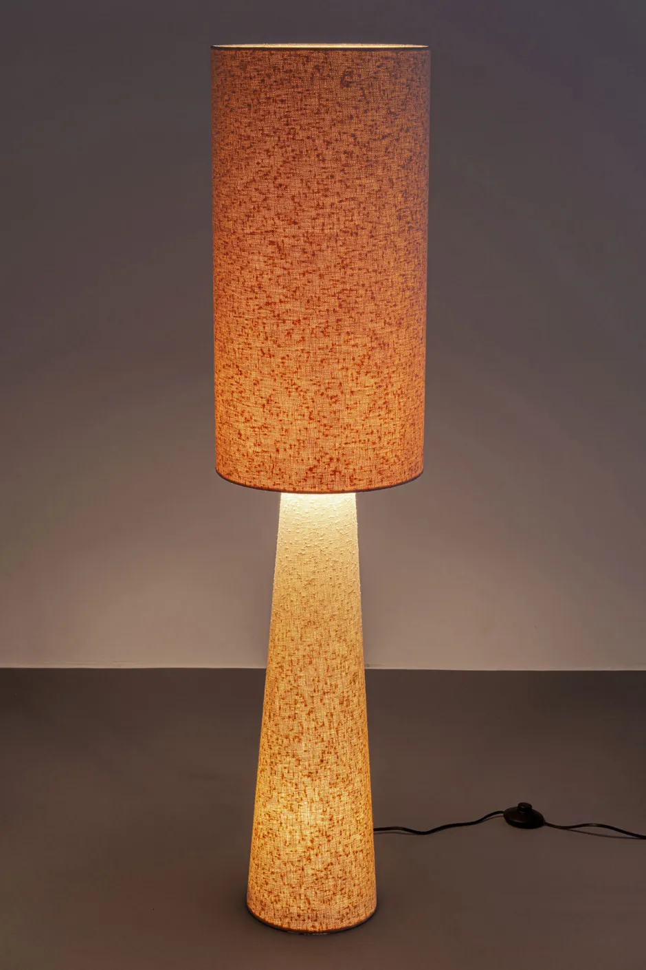 Lampa Podłogowa Beżowa Lniana Boucle 130 Cm*KARE Design