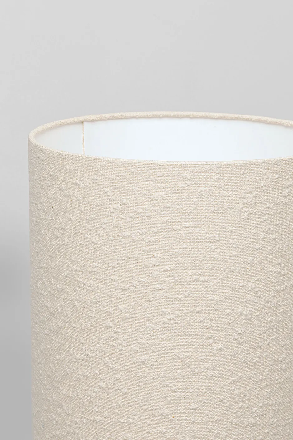Lampa Podłogowa Beżowa Lniana Boucle 130 Cm*KARE Design