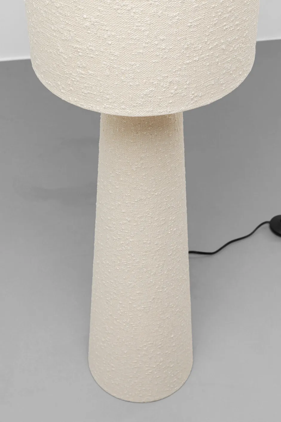 Lampa Podłogowa Beżowa Lniana Boucle 130 Cm*KARE Design