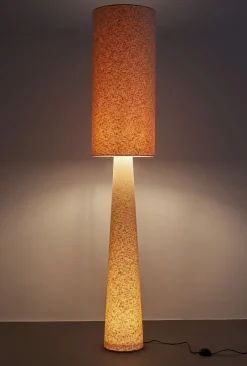 Lampa Podłogowa Beżowa Lniana Boucle 190 Cm*KARE Design