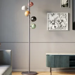 Lampa Podłogowa Calotta Antico 5L 40x200 Cm Kolorowa*KARE Design Discount