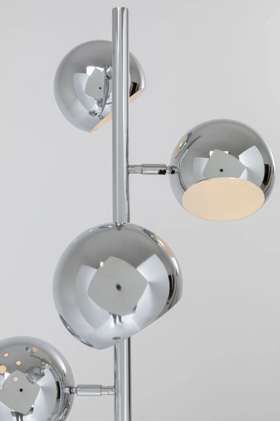 Lampa Podłogowa Calotta Chrome 40x200 Cm Srebrna*KARE Design Hot