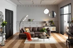 Lampa Podłogowa Five Fingers Duo 125x220 Cm Czarno-złota*KARE Design Online