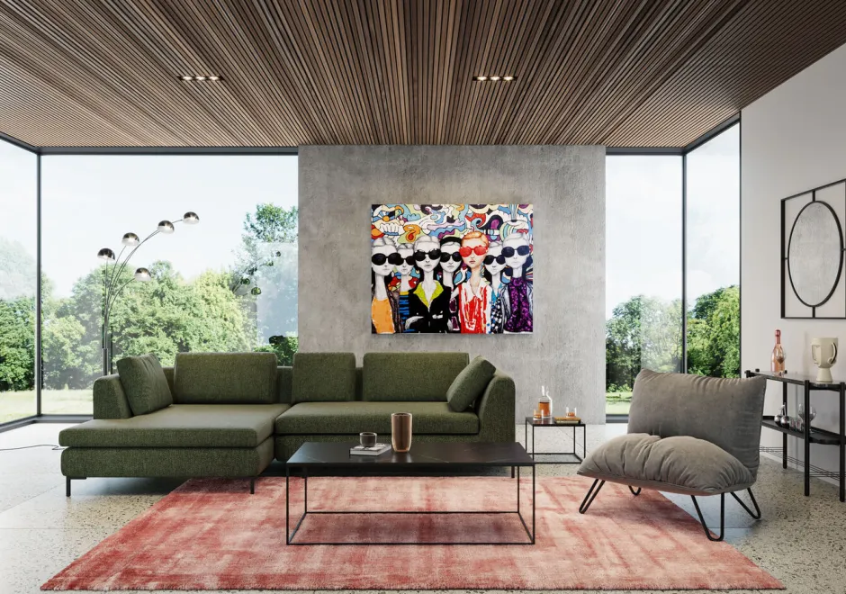 Lampa Podłogowa Five Fingers 122x220 Cm Chromowa*KARE Design New