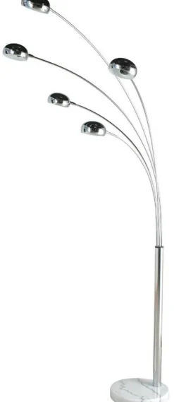 Lampa Podłogowa Five Fingers 100x220 Cm Chromowa*KARE Design New