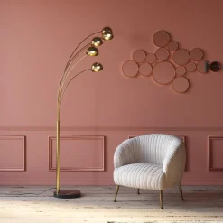 Lampa Podłogowa Five Fingers 100x220 Cm Mosiężna*KARE Design Hot
